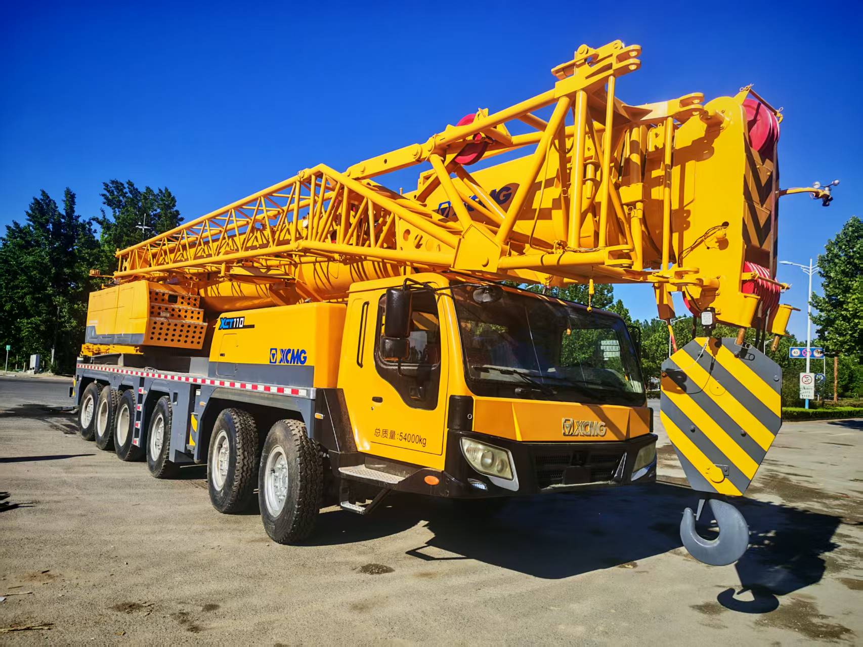 Used XCMG XCT110 110 Ton Hydraulic Truck Crane, Telescopic Boom Mobile Crane For Heavy Lifting