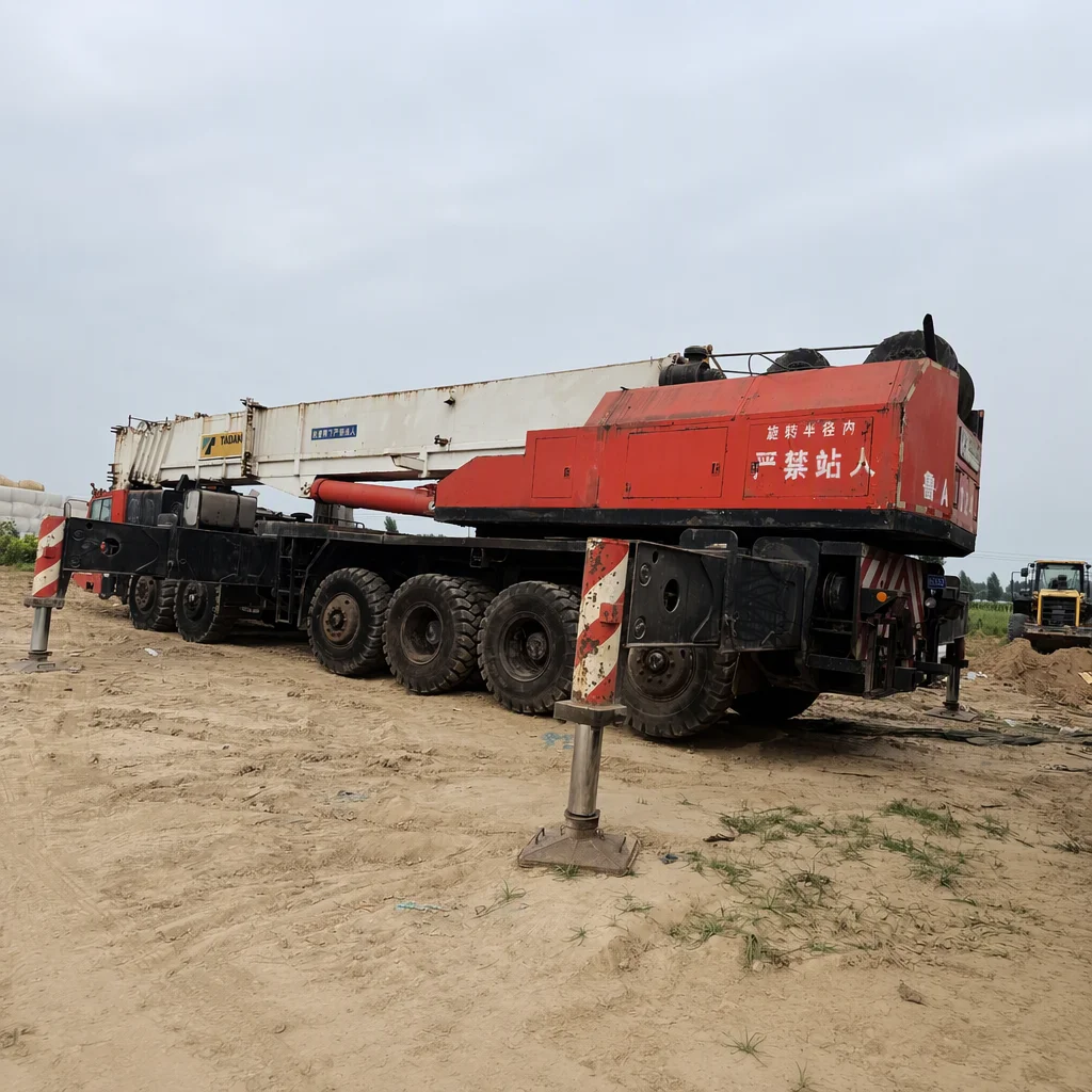 Used KATO NK-1600 Truck Crane, 160 Ton Mobile Crane