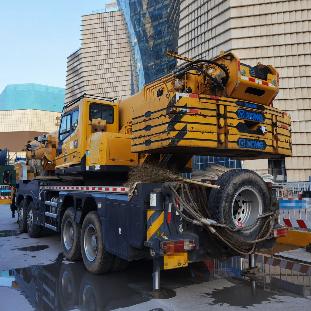 Used XCMG QY75K 75 Ton Truck Crane for Sale | Original Paint